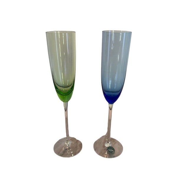 Lenox crystal Tall champagne flutes set of 2 - Picture 7 of 8